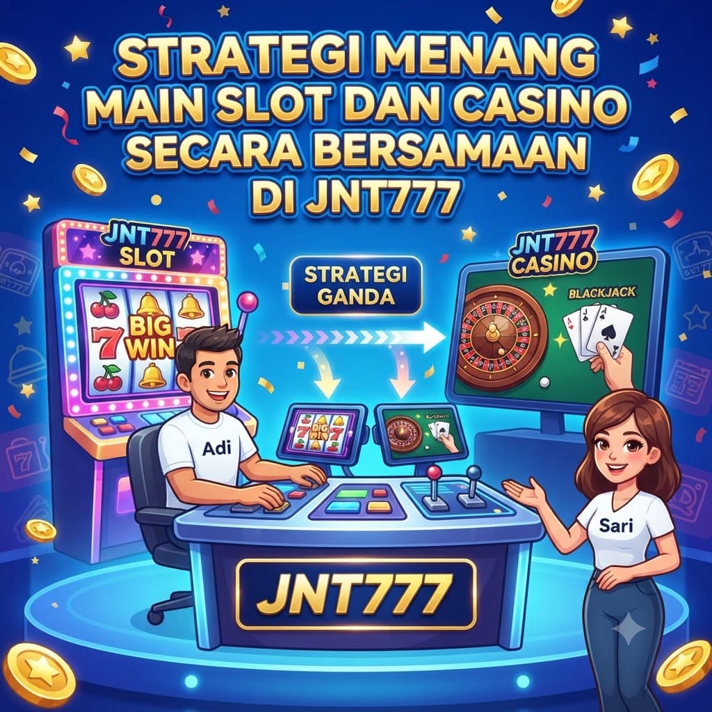 Strategi Menang Main Slot dan Casino Secara Bersamaan di JNT777